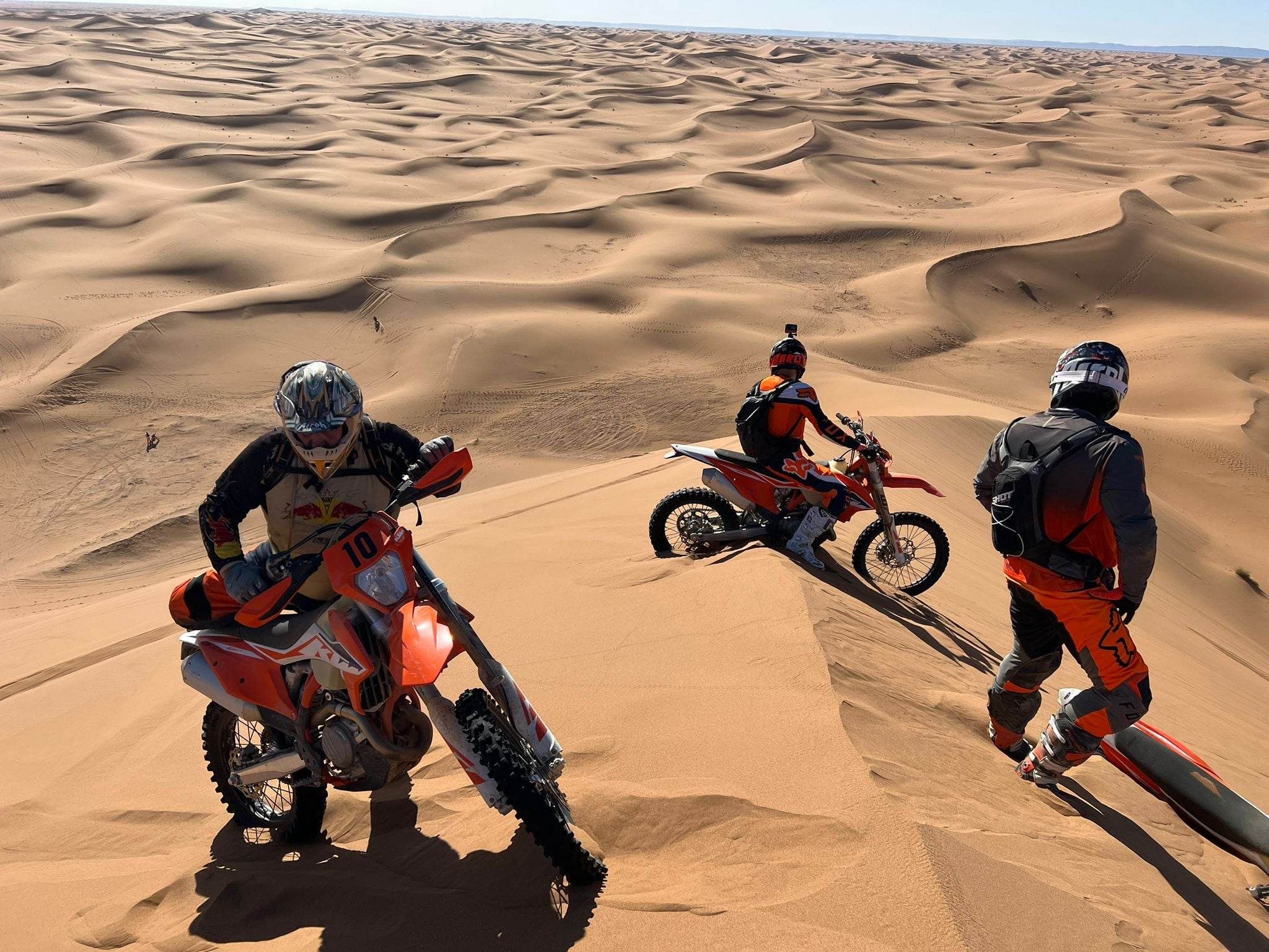 Moto KTM Sahara Desert